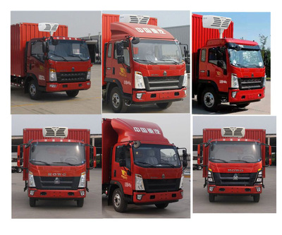 豪沃牌ZZ5167XLCH4515E1冷藏车 随车吊 高效冷链运输的智能解决方案